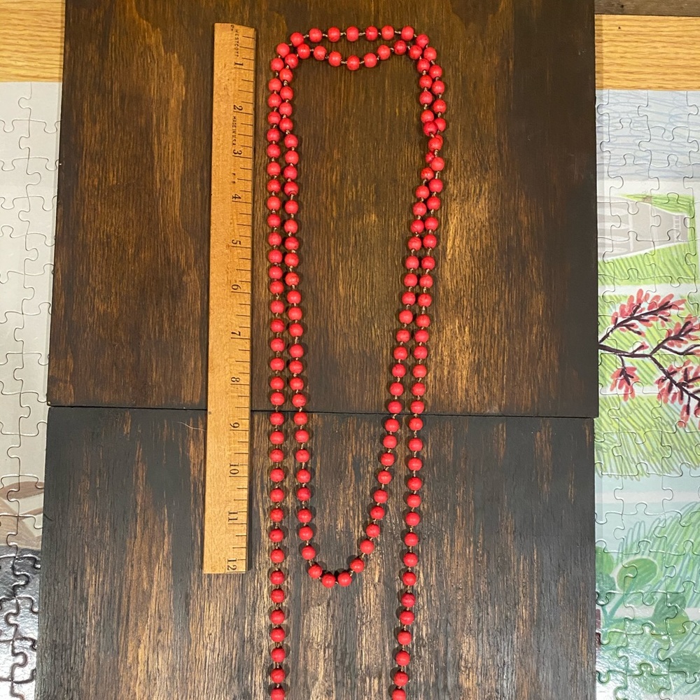Long wrap necklace